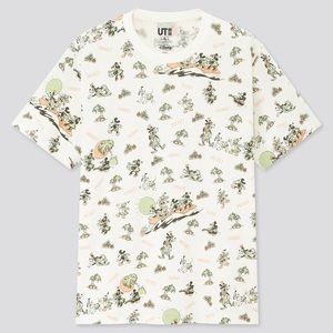 Never Worn Uniqlo Mickey Hawaii T-Shirt